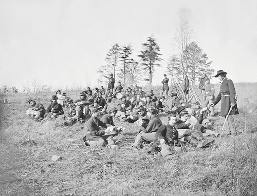 Infantry resting from drills during the American Civil War Poster Print by Stocktrek Images - Item # VARPSTSTK500020A