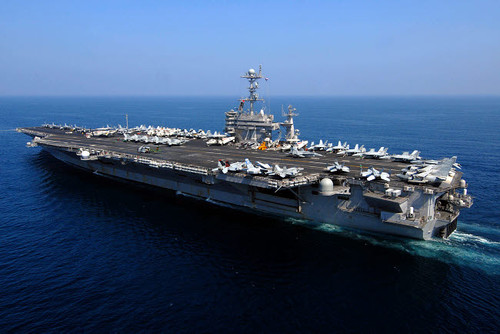The Nimitz-class aircraft carrier USS John C Stennis Poster Print by Stocktrek Images - Item # VARPSTSTK102128M
