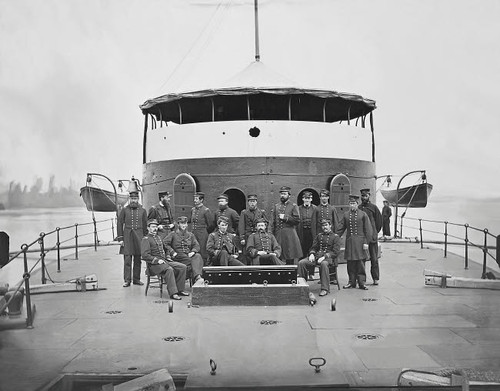 Officers on board monitor USS Mahopac during the American Civil War Poster Print by Stocktrek Images - Item # VARPSTSTK500044A Officers on board monitor USS Mahopac during the American Civil War Poster Print by Stocktrek Images - Item # VARPSTSTK500044A