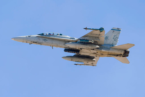 A US Marine Corps F/A-18D Hornet in flight over Nevada Poster Print by Rob Edgcumbe/Stocktrek Images - Item # VARPSTRDG100135M A US Marine Corps F/A-18D Hornet in flight over Nevada Poster Print by Rob Edgcumbe/Stocktrek Images - Item # VARPSTRDG100135M