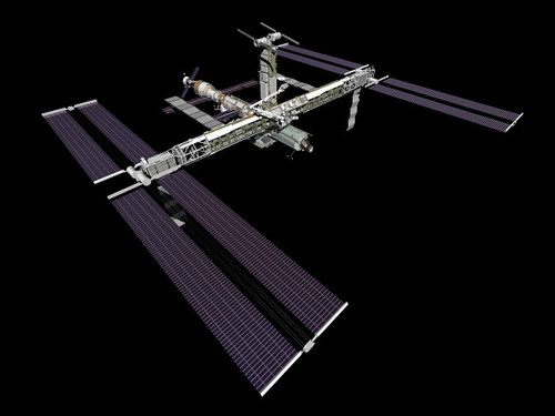 Computer generated view of the International Space Station Poster Print by Stocktrek Images - Item # VARPSTSTK201618S