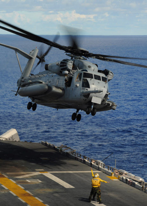 A CH-53E Sea Stallion helicopter takes off from amphibious assault ship USS Essex Poster Print by Stocktrek Images - Item # VARPSTSTK103880M A CH-53E Sea Stallion helicopter takes off from amphibious assault ship USS Essex Poster Print by Stocktrek Images - Item # VARPSTSTK103880M