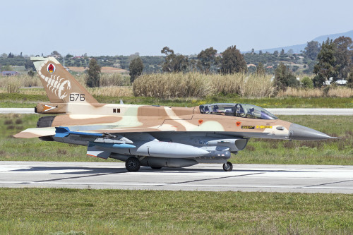 Israel Air Force F-16D Block 40 Barak taxiing at Andravida Air Base, Greece Poster Print by Daniele Faccioli/Stocktrek Images - Item # VARPSTDFC100362M