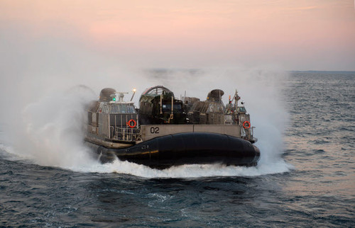 Landing Craft Air Cushion transits the Atlantic Ocean Poster Print by Stocktrek Images - Item # VARPSTSTK106745M