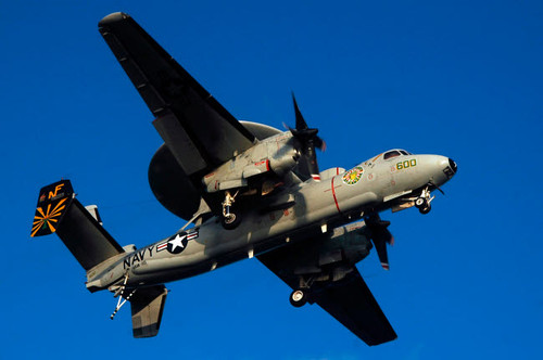 An E-2C Hawkeye in flight Poster Print by Stocktrek Images - Item # VARPSTSTK100260M