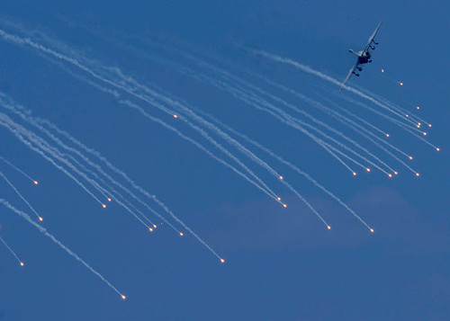 An EA-6B Prowler deploying emergency flares Poster Print by Stocktrek Images - Item # VARPSTSTK103149M