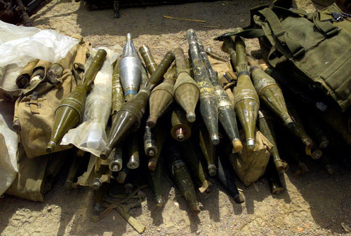 A weapons cache of Chinese Rocket Propelled Grenades Poster Print by Stocktrek Images - Item # VARPSTSTK102389M