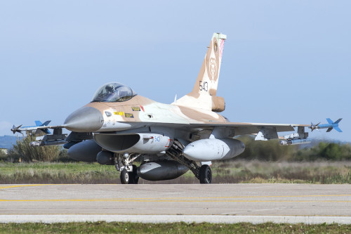 Israel Air Force F-16C Block 40 Barak at Andravida Air Base, Greece Poster Print by Daniele Faccioli/Stocktrek Images - Item # VARPSTDFC100371M
