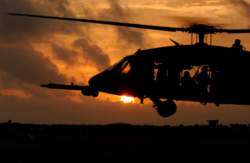 An HH-60G Pave Hawk helicopter prepares to land Poster Print by Stocktrek Images - Item # VARPSTSTK101091M An HH-60G Pave Hawk helicopter prepares to land Poster Print by Stocktrek Images - Item # VARPSTSTK101091M