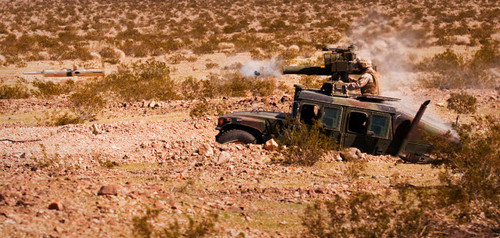 A gunner firing a BGM-71 TOW missile Poster Print by Stocktrek Images - Item # VARPSTSTK104217M A gunner firing a BGM-71 TOW missile Poster Print by Stocktrek Images - Item # VARPSTSTK104217M