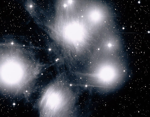 The Pleiades star cluster, also known as Messier 45 Poster Print by Stocktrek Images - Item # VARPSTSTK200260S
