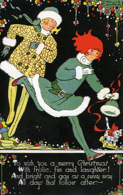 To Wish You A Merry Christmas Poster Print By Mary Evans Picture Library/Peter & Dawn Cope Collection - Item # VARMEL10508488