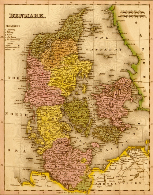 Denmark - 1844 Poster Print