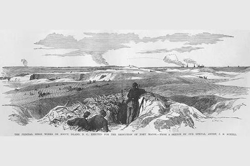 General Banks crosses the Vermilion Bayou Poster Print by Frank  Leslie - Item # VARBLL0587329084