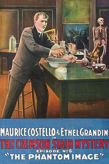 A man washes his hands in a laboratory with a skeleton behind him Poster Print by Unknown - Item # VARBLL058762282L