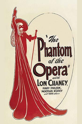 Character in a mask and red robe Poster Print by Unknown