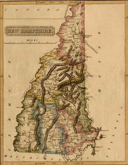 New Hampshire - 1817 Poster Print - Item # VARBLL058757978L