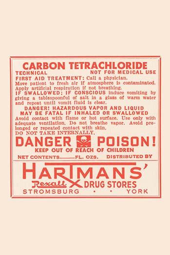 A 1920's pharmacy bottle label.  Many of these were quack cures and the main ingredient often was alcohol. Poster Print by Unknown - Item # VARBLL0587282983