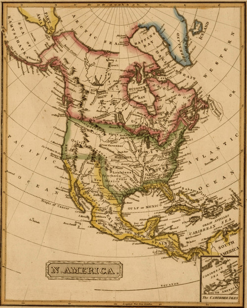 North America - 1817 Poster Print - Item # VARBLL058757973L