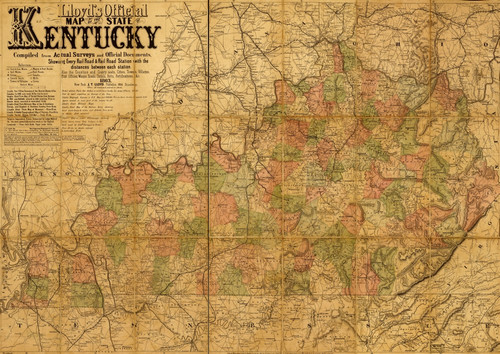 Kentucky - 1862 Poster Print
