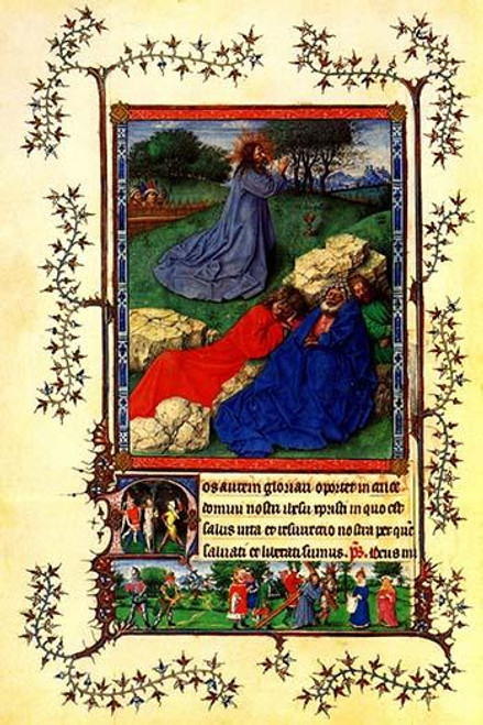 Christ and the three sleeping disciples Poster Print by unknown - Item # VARBLL0587289287