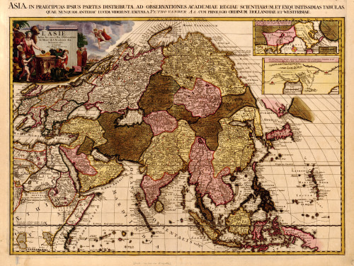 Map of Asia Poster Print
