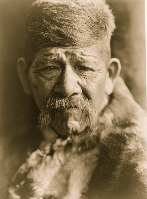 A Yokuts chief, head-and-shoulders portrait, facing front. Poster Print - Item # VARBLL058747633L