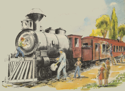 Image for the book, "Treat Shop" from 1954 by Eleanor M. Johnson and Leland B. Jacobs.   The book was designed as an elementary school literature book. Poster Print by Bernice Myers - Item # VARBLL0587406364