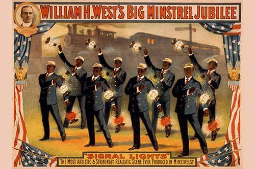 Minstrel Jubilee; Black singing and Dance Troupe with Lamps Poster Print - Item # VARBLL0587245689