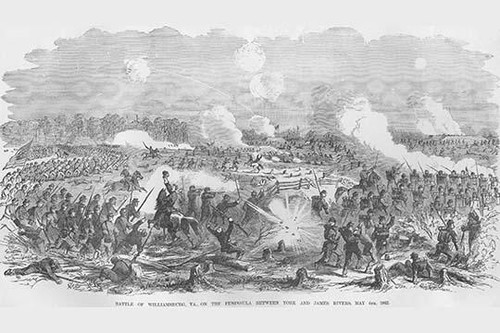 Battle of Williamsburg, Virginia Poster Print by Frank  Leslie - Item # VARBLL0587324732