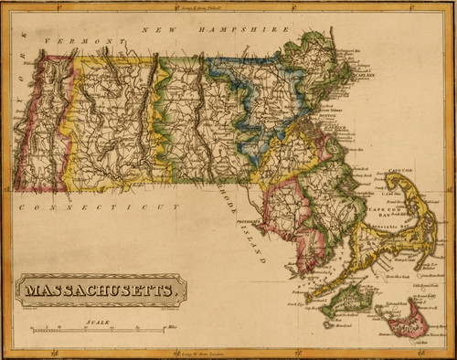 Massachusetts - 1817 Poster Print - Item # VARBLL058757979L