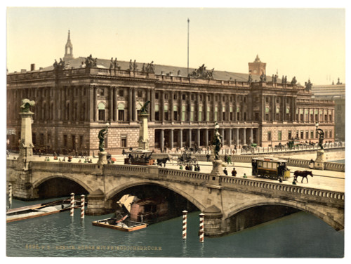 Frederick's Bridge and the Bourse, Berlin, Germany Poster Print - Item # VARBLL058751943L