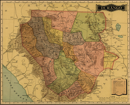 Durango - 1844 Poster Print