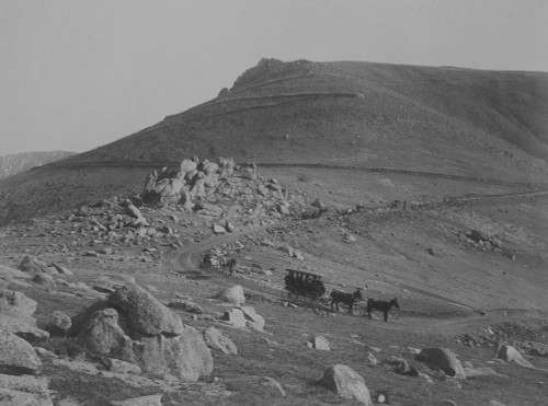 The 'W' Pike's Peak Carriage Road, Circa 1880. Poster Print by William Henry Jackson - Item # VARBLL0587403675