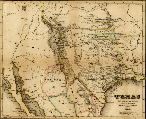 Texas - 1846 Poster Print