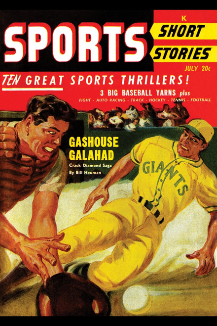 Cover art from a pulp magazine dedicated to thrilling tales of sports. Poster Print by unknown - Item # VARBLL0587378328