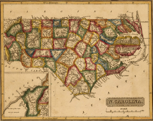 North Carolina - 1817 Poster Print - Item # VARBLL058757990L