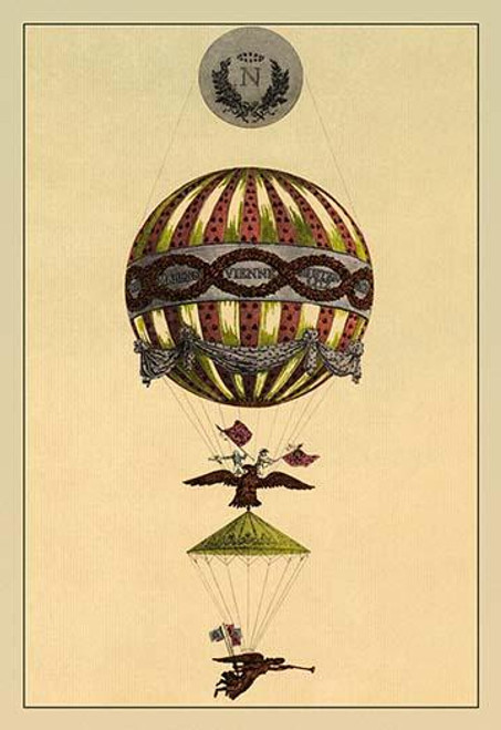 Lighter than Air, hot air, helium and hydrogen filled balloons for transport and military reconnaissance Poster Print by Unknown - Item # VARBLL0587155280