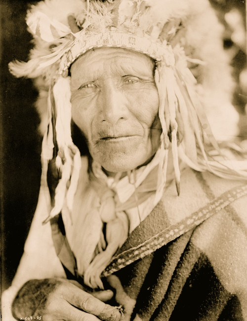 Head-and-shoulders portrait of Oglala chief Poster Print - Item # VARBLL058746894L