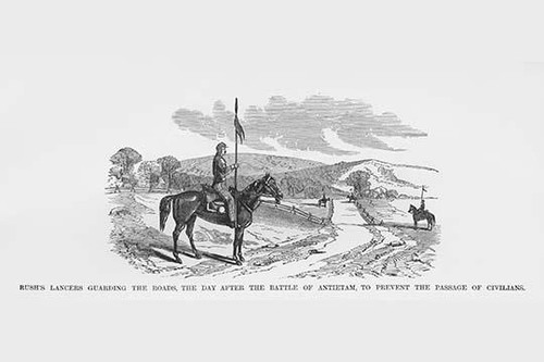 Rush's Lancers Guard Road after Antietam Poster Print by Frank  Leslie - Item # VARBLL058732838x