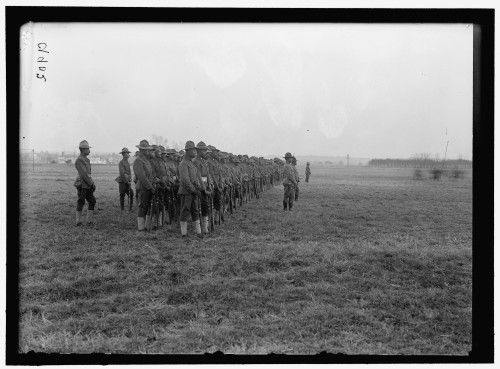 African American soldiers in parade formation Poster Print - Item # VARBLL0587631732