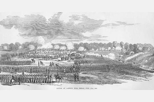 Battle of Gaine's Mill or First Cold Harbor Poster Print by Frank  Leslie - Item # VARBLL0587325631
