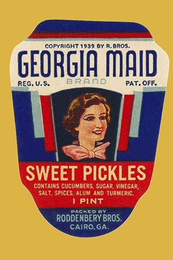 The original bottle label to a jar of pickles. Poster Print by Unknown - Item # VARBLL0587251662