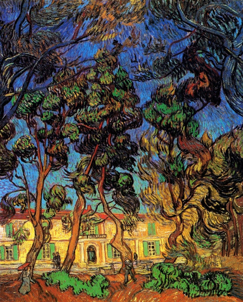 Trees in the Garden of Saint-Paul Hospital Poster Print - Item # VARBLL058750539L