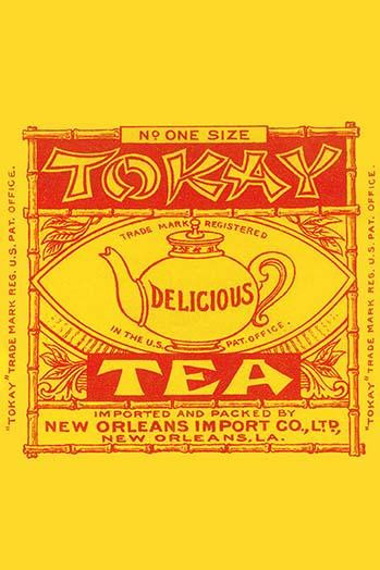 Package label for Tokay tea imported through New Orleans, LA. Poster Print by unknown - Item # VARBLL0587315229