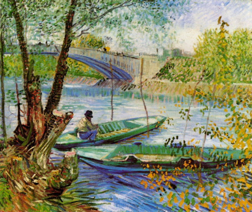 Fishing in Spring Poster Print - Item # VARBLL058750610L