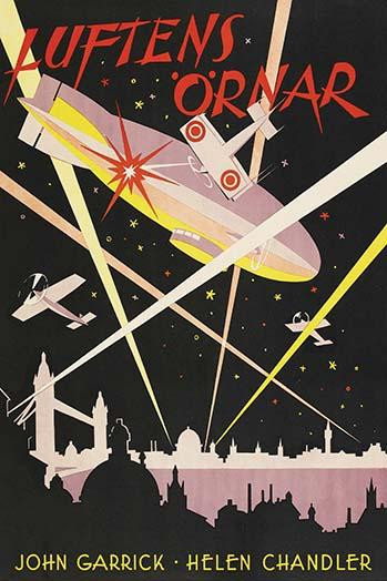 Planes & Dirigibles in Combat Poster Print by Unknown