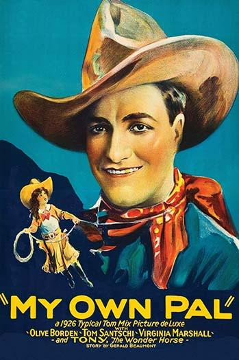 Cowboy star being lassoed by a Young Cowgirl Poster Print by Unknown - Item # VARBLL058762861L