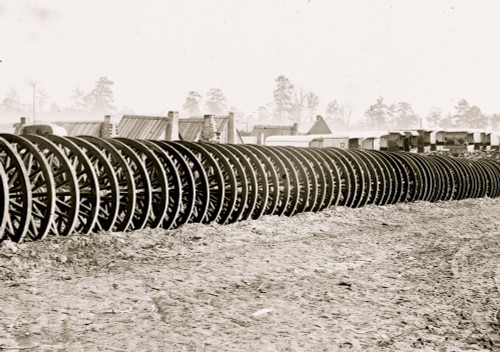 City Point], Virginia. Park of army wagon wheels Poster Print - Item # VARBLL058753360L