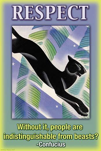 Without it, people are indistinguishable from beasts.  Confucius. Poster Print by Wilbur Pierce - Item # VARBLL0587222247